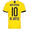 Götze 10 Borussia Dortmund Home Soccer Jersey 2019-20 – Yellow