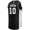 10-DeMar DeRozan San Antonio Spurs Jersey Black - Icon Edition