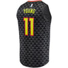 11-Trae Young Atlanta Hawks Jersey Black