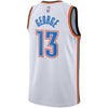 13-Paul George Oklahoma City Thunder  Swingman Jersey - Association Edition – White