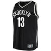 13-Shabazz Napier Brooklyn Nets  Jersey - Icon Edition - Black