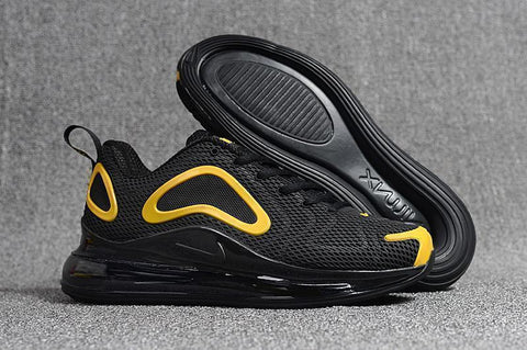 Nike Air Max 720 Sneakers Men's Black Yellow