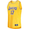 17-Isaac Bonga Los Angeles Lakers  Jersey - Icon Edition - Gold