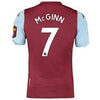 Aston Villa McGinn Home Soccer Jersey 2019-20 Jersey
