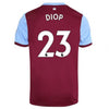 DIOP 23 West Ham Home Soccer Jersey 2019-20 Jersey