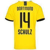 Schulz 14  Borussia Dortmund Home Soccer Jersey 2019-20 – Yellow