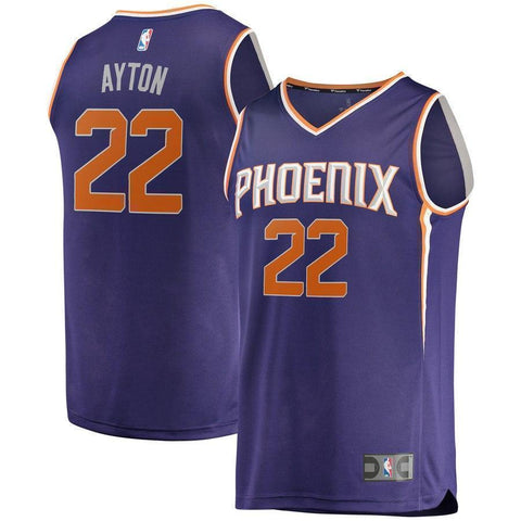 22-DeAndre Ayton Phoenix Suns Jersey - Icon Edition - Purple