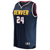 24-Mason Plumlee Denver Nuggets Jersey - Icon Edition - Blue