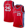 25-Ben Simmons Philadelphia 76ers Swingman Jersey - Statement Edition – Red