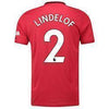 Lindelof 2 Manchester United Home Soccer Jersey 2019-20