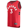 3-OG Anunoby Toronto Raptors  Jersey Red - Icon Edition