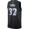 32-Karl-Anthony Towns Minnesota Timberwolves Hardwood Classics Swingman Jersey – Black