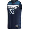 32-Karl-Anthony Towns Minnesota Timberwolves Jersey Navy - Icon Edition