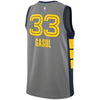 33-Marc Gasol Memphis Grizzlies Swingman Jersey – City Edition – Gray