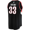 33-Zach Collins Portland Trail Blazers  Jersey Black - Icon Edition