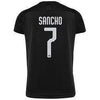 Sancho 7 Borussia Dortmund 2019-20 Away Stadium Player Jersey – Black