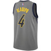 4-Victor Oladipo Indiana Pacers  Swingman Jersey – City Edition – Gray