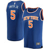 5-Dennis Smith Jr New York Knicks  Jersey - Icon Edition - Royal