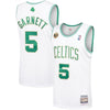 5-Kevin Garnett Boston Celtics Hardwood Classics  - White