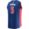 5-Luke Kennard Detroit Pistons  Jersey - Icon Edition – Blue