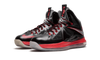 Nike Lebron X+ BLACK/CHROME-UNVRSTY RD-CL GRY