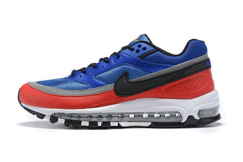 Nike Air Max 97 Sneaker Men's /BW Navy Red