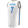 7-Carmelo Anthony Oklahoma City Thunder  Jersey White - Association Edition