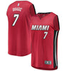 7-Goran Dragic Miami Heat  Jersey - Statement Edition – Red