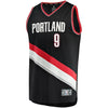 9-Gary Trent Jr. Portland Trail Blazers  Jersey - Icon Edition - Black
