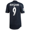 Real Madrid 9-Karim Benzema  Away Soccer Jersey 2018-19 – Gray