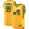 99-Jae Crowder Utah Jazz  Player Jersey Gold - Statement Edition