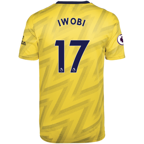 Alex Iwobi 17 Arsenal Away Soccer Jersey 2019-20