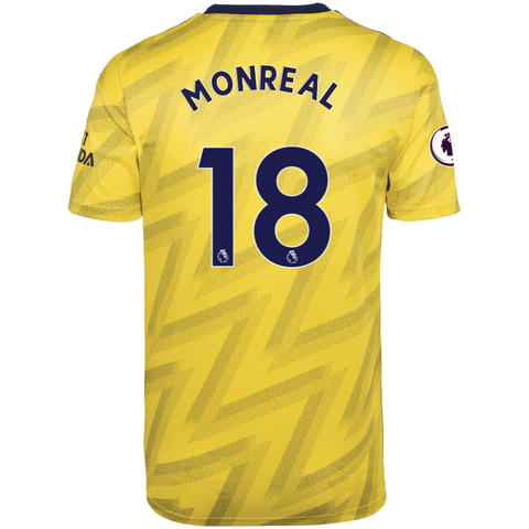 NACHO MONREAL Arsenal Away Soccer Jersey 2019-20