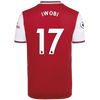 Alex Iwobi 17 Arsenal 2019-20 Home Jersey