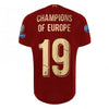 LFC MENS EUROPEAN HOME SHIRT 19/20 - UCL GOLD - ALLEZ ALLEZ ALLEZ 19