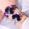 Luxury ladies watch magnet stainless steel mesh