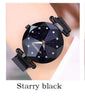 Luxury ladies watch magnet stainless steel mesh