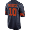 Mitchell Trubisky Chicago Bears Nike Throwback Game Jersey - Navy