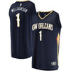 Zion Williamson New Orleans Pelicans Fanatics Branded 2019 NBA Draft First Round Pick Fast Break Jersey Navy - Icon Edition