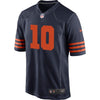 Mitchell Trubisky Chicago Bears Nike Throwback Game Jersey - Navy