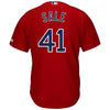 Chris Sale Boston Red Sox Majestic Alternate Cool Base Jersey - Red