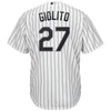 Lucas Giolito Chicago White Sox Majestic Official Cool Base Player Jersey - White/Black