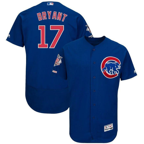 Kris Bryant Chicago Cubs Majestic Road Flex Base Collection Player Jersey - Gray/Royal