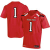 #1 Texas Tech Red Raiders Under Armour Replica Football Jersey - Red
