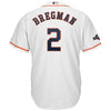 Alex Bregman Houston Astros Majestic 2019 Postseason Official Cool Base Player Jersey - White