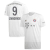 Robert Lewandowski Bayern Munich Away Soccer Jersey 2019-20 – White