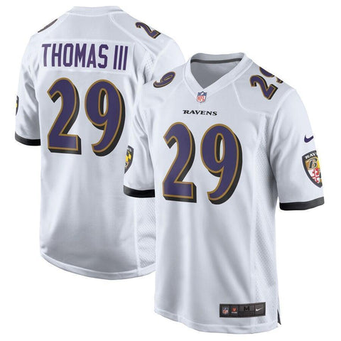 Earl Thomas Baltimore Ravens Nike Game Jersey - White