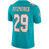 Minkah Fitzpatrick Miami Dolphins Nike Vapor Limited Jersey - Aqua