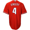 Scott Kingery Philadelphia Phillies Majestic Official Cool Base Player Jersey – White/Red
