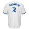 Troy Tulowitzki Toronto Blue Jays Majestic Official Cool Base Player Jersey - White